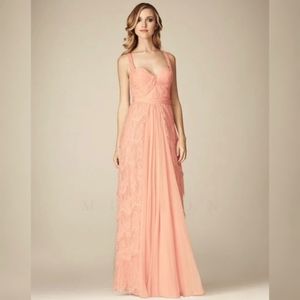 NWT Mignon Formal Dress with Lace Detail - Medium